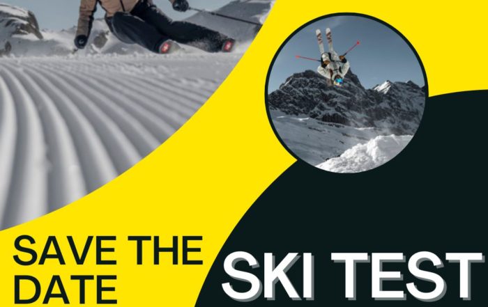 ski test and save the date
